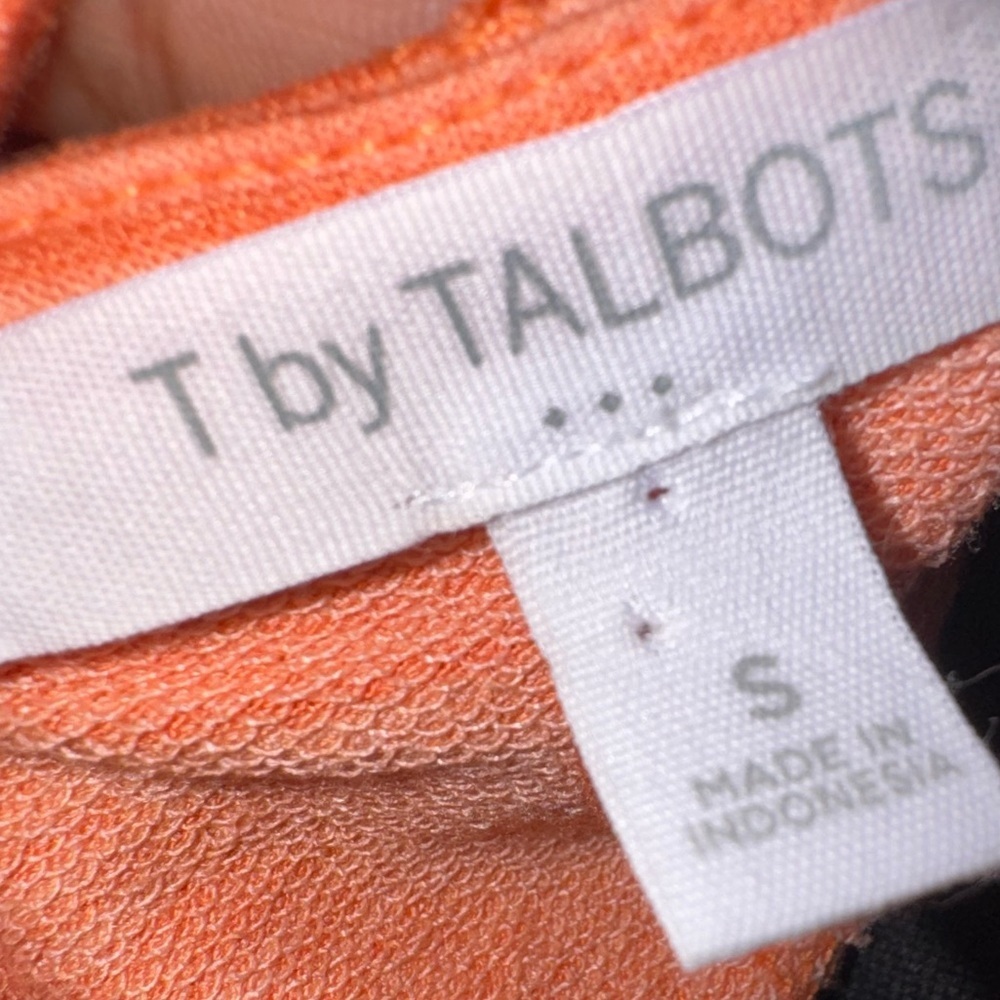 Talbots Vibrant Orange Knit Top - Picture 7 of 8